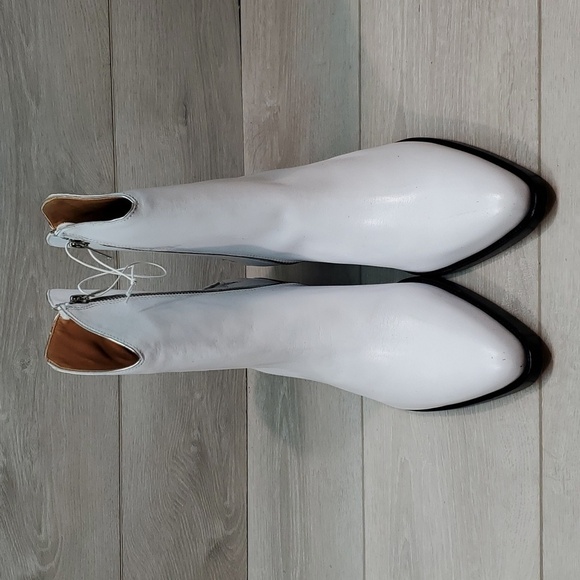 NEW Thursday Boot Co.Everyday Country Star white western Leather boots shoes - Picture 3 of 12